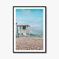 El Segundo Fine Art Photo Print, Lifeguard Tower, Los Angeles, California, USA Beach Poster