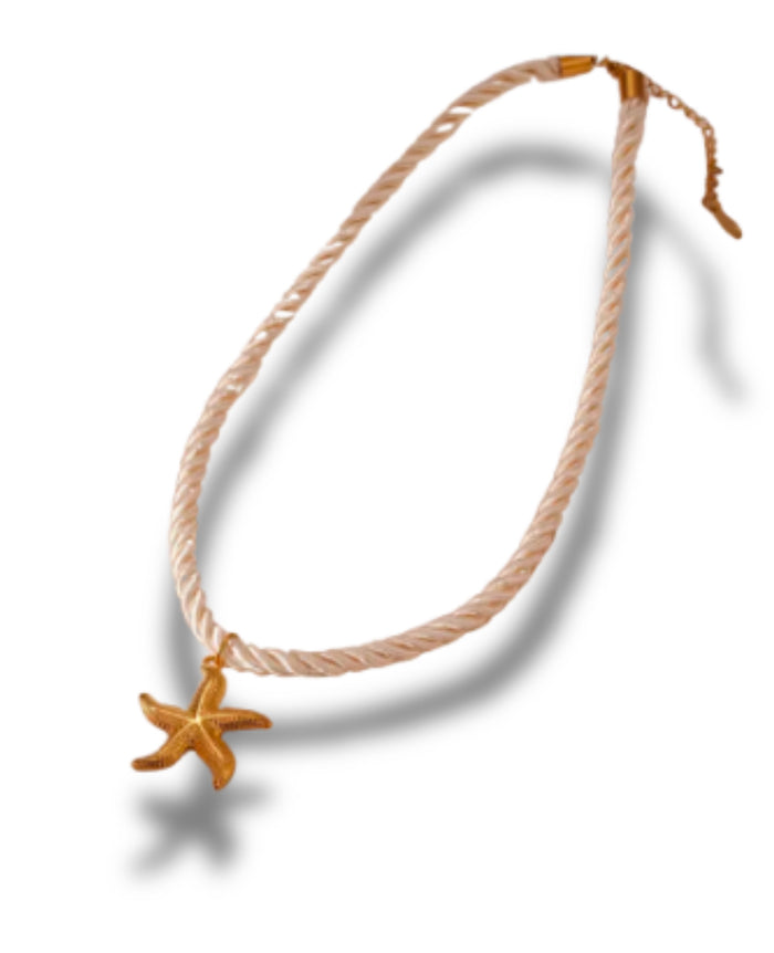 Elegant Starfish Rope Necklace