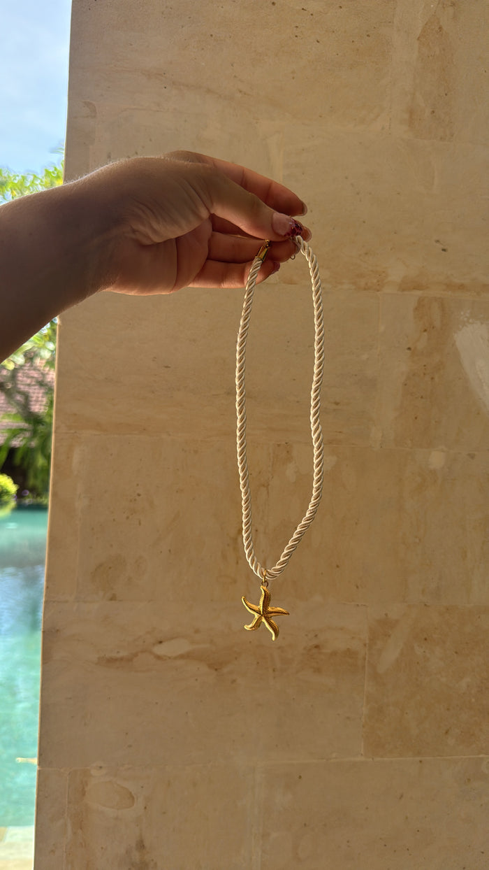 Elegant Starfish Rope Necklace