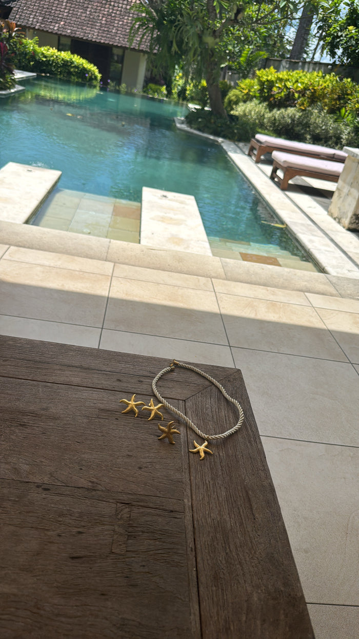 Elegant Starfish Rope Necklace
