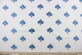 Effortlessly elevate any space with the versatile and elegant Embroidered August in Twilight.  The finely embroidered medium blue medallion with pearl grey accents, set against a white background adds a touch of sophistication to drapery, pillows, light upholstery, table runners, bedding, headboards, home décor, and even apparel. Perfect for any style or purpose.