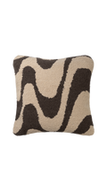 EMELY Beige & Brown Cushion 50x50  - New Zealand Wool