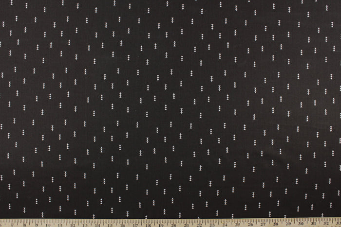 Emma & Mila No Triangle in Carbon by Camelot Fabrics