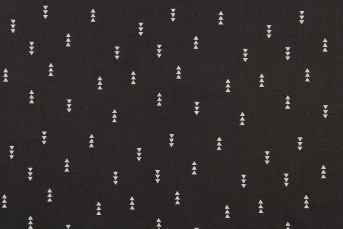Emma & Mila No Triangle in Carbon by Camelot Fabrics
