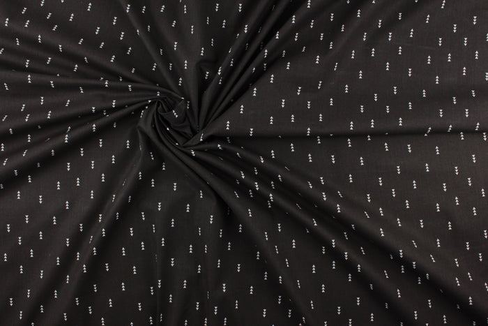 Emma & Mila No Triangle in Carbon by Camelot Fabrics