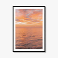 Encinitas Fine Art Photo Print, Surfers Beach Ocean, San Diego California Wall Decor Poster
