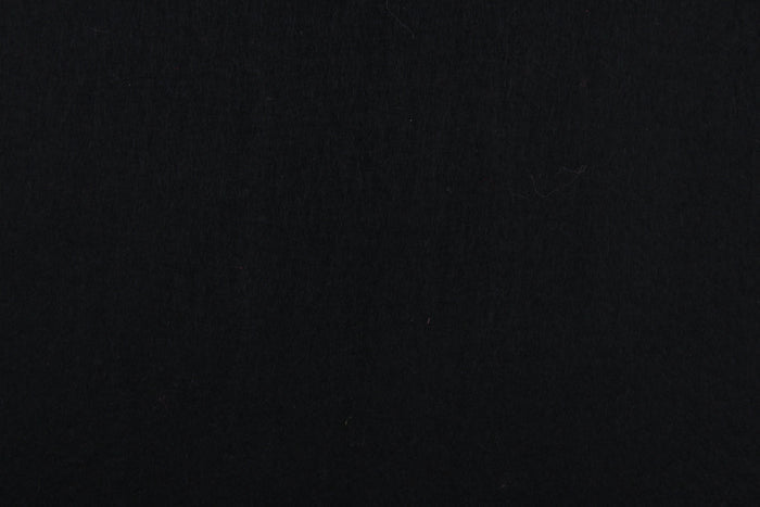 Felt Fabric in Black 72" Wide