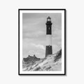 Fire Island Black and White Fine Art Photo Print, Long Island Lighthouse Poster
