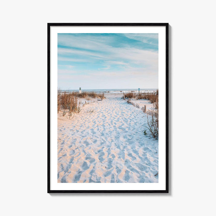 Folly Beach Fine Art Photo Print, Charleston South Carolina Coastal Poster, Atlantic Ocean