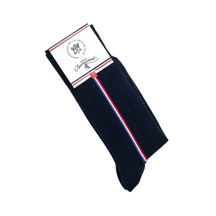 French Flag Stripe Socks by Maison Broussaud