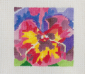 Full Bloom Pansy Coaster