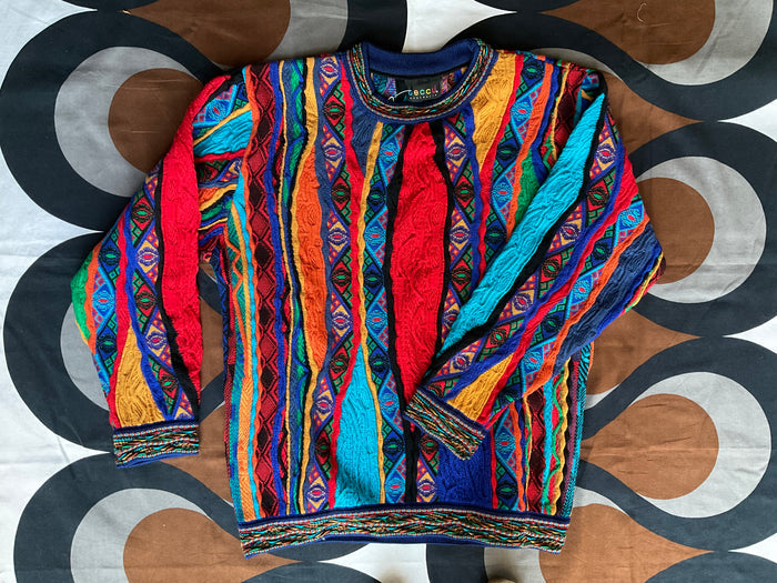 GECCU 3D-knitted ‘Valley’ crew-neck wool jumper