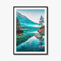 Hintersee Lake Fine Art Photo Print, Bavarian Alps, Berchtesgaden, Bavaria, Germany Wall Poster