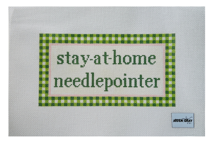 Gingham Stay-at-Home Needlepointer