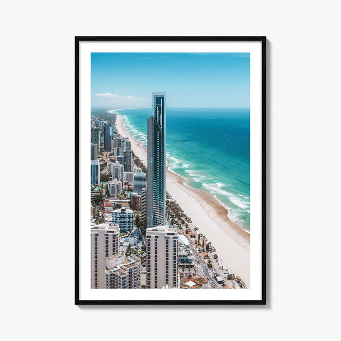 Gold Coast Skyline Fine Art Photo Print, Surfers Paradise, Queensland Australia Wall Poster