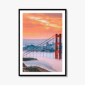 Golden Gate Bridge Fine Art Photo Print, San Francisco, California, USA, Bay Area, Poster
