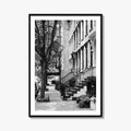 Gramercy Park Black and White Fine Art Photo Print, Manhattan NYC NY Brownstones Poster