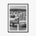 Grand Rapids Black and White Fine Art Photo Print, Michigan City Poster