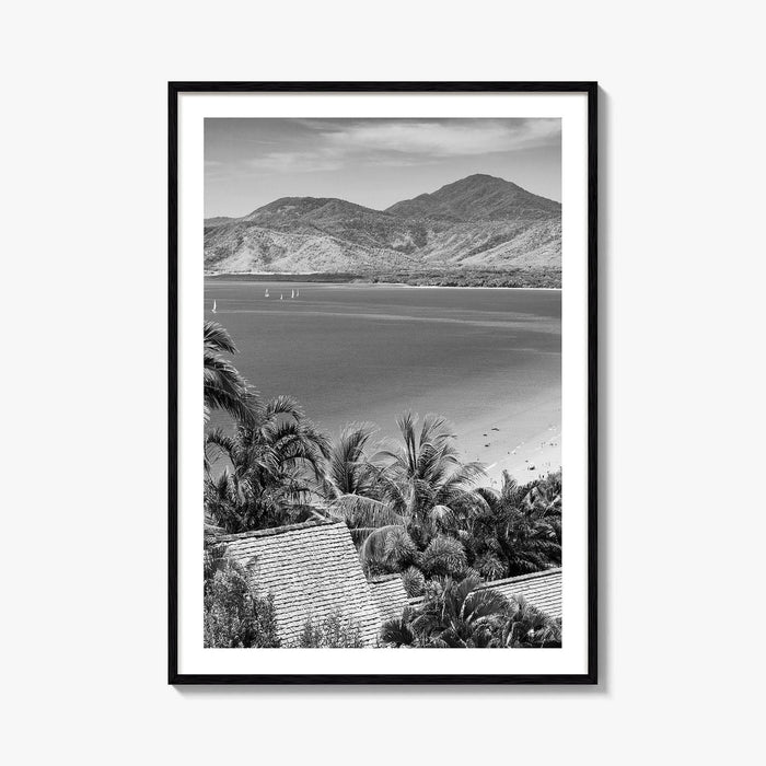Great Barrier Reef Black and White Fine Art Photo Print, Port Douglas Poster