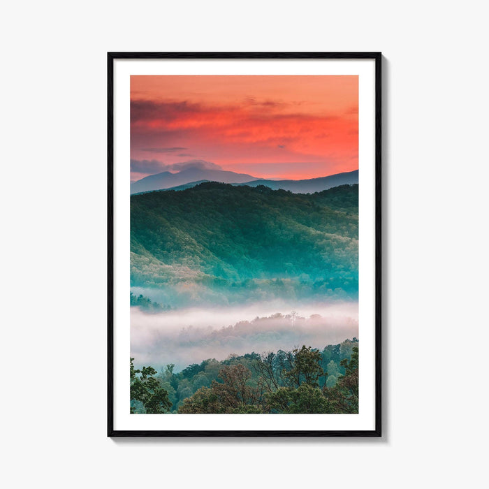 Great Smoky Mountains National Park Fine Art Photo Print, Tennessee North Carolina Poster, Landscape