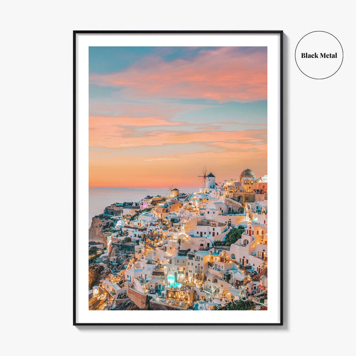 Oia Santorini Greece Fine Art Photo Print, Greek Island Wall Decor Poster