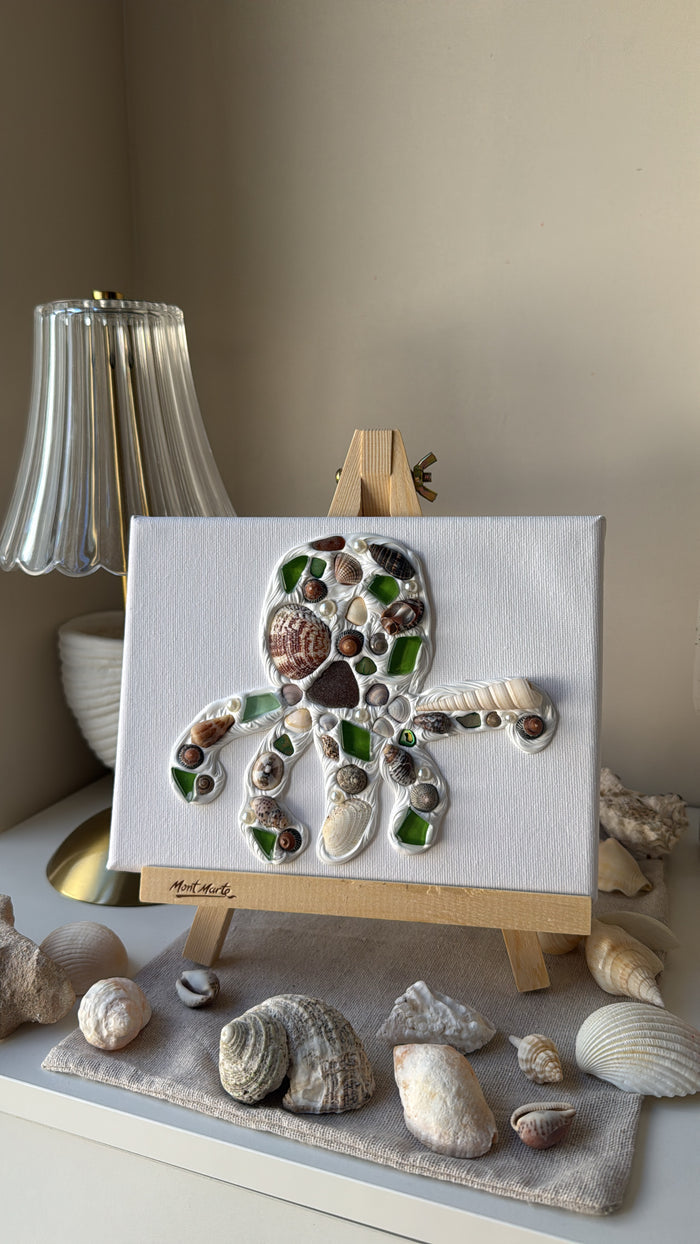 Green Octopus Canvas 🐙