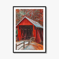 Greenville Fine Art Photo Print, Campbell's Covered Bridge, Landrum, South Carolina, Wall Decor, Poster