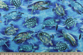 Greta Lynn Oceana Sea Turtle Haven in 108" Width Quilt Backing for Benartex