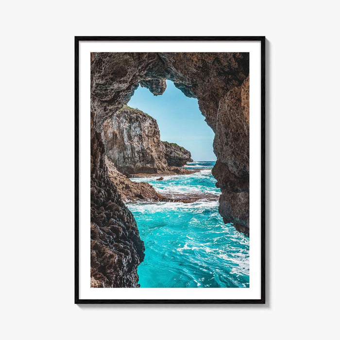 Guam Fine Art Photo Print, Keyhole View, Micronesia Wall Decor Poster