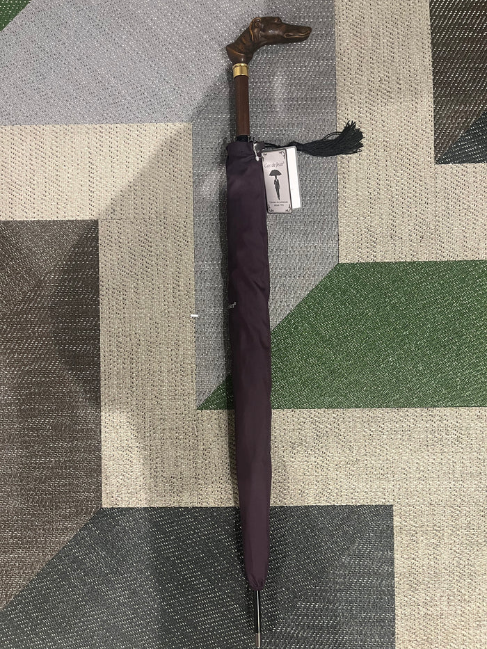 Guy de Jean dog head full length umbrella