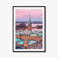Hamburg Skyline Fine Art Photo Print, Germany, Rathaus, Alster Lake, Poster