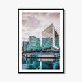 Hamburg Skyline Fine Art Photo Print, HafenCity, Ericusgraben, St Catherine's Church, Germany Poster