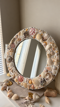 Handmade Seashell Mirror 🐚