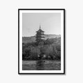 Hangzhou Black and White Fine Art Photo Print, China Poster, Zhejiang