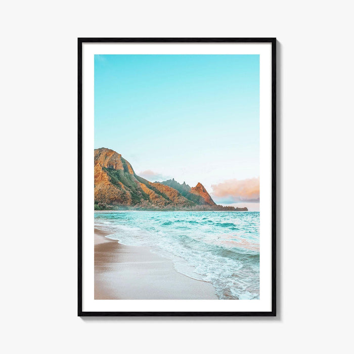 Tunnels Beach Fine Art Photo Print, Kauai Hawaii, Wall Art Poster, Hanalei, Haena