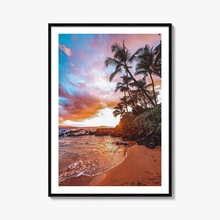 Maui Hawaii Fine Art Photo Print, Secret Beach, Wailea Makena, Coastal Poster, Wall Decor