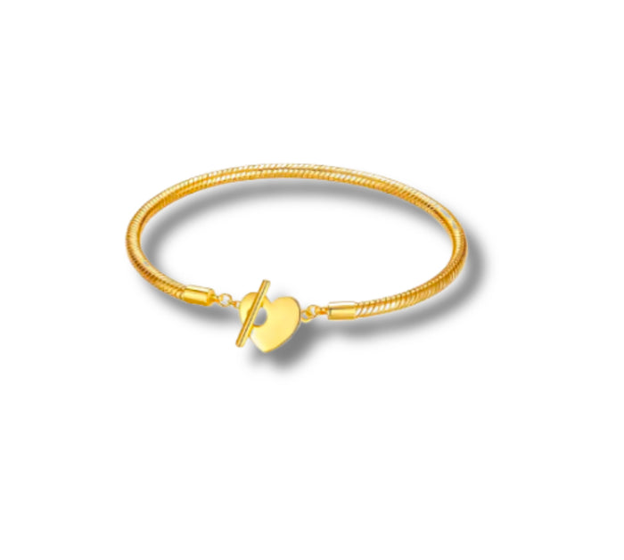 Heart Charm Bracelet