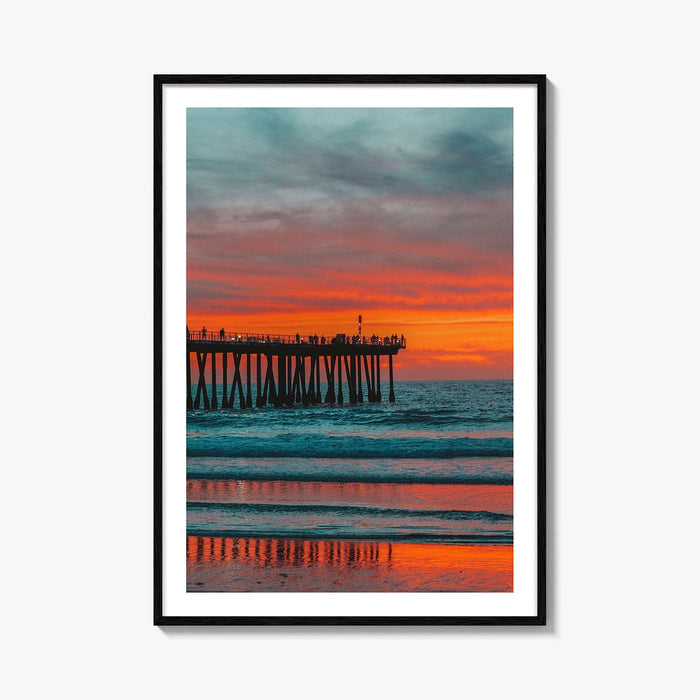 Hermosa Beach Fine Art Photo Print, Los Angeles, California, USA, Wall Decor Poster