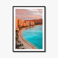 Honolulu Fine Art Photo Print, Waikiki Beach, Oahu, Hawaii, USA, Wall Decor, Poster