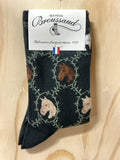 Horse (Chevaux) ankle socks by Maison Broussaud