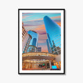 Houston Skyline Fine Art Photo Print, Downtown Poster, Texas USA