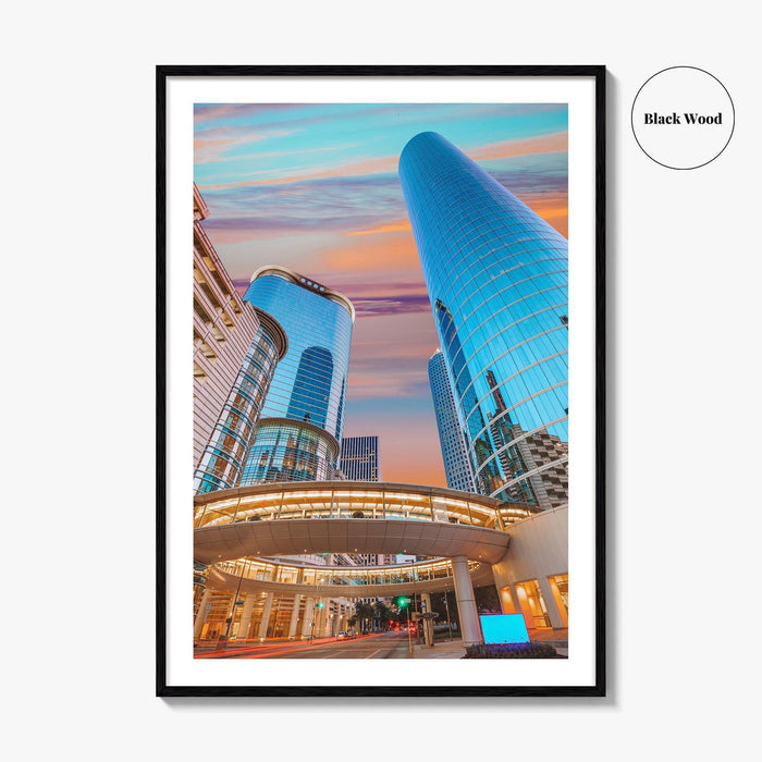 Houston Skyline Fine Art Photo Print, Downtown Poster, Texas USA