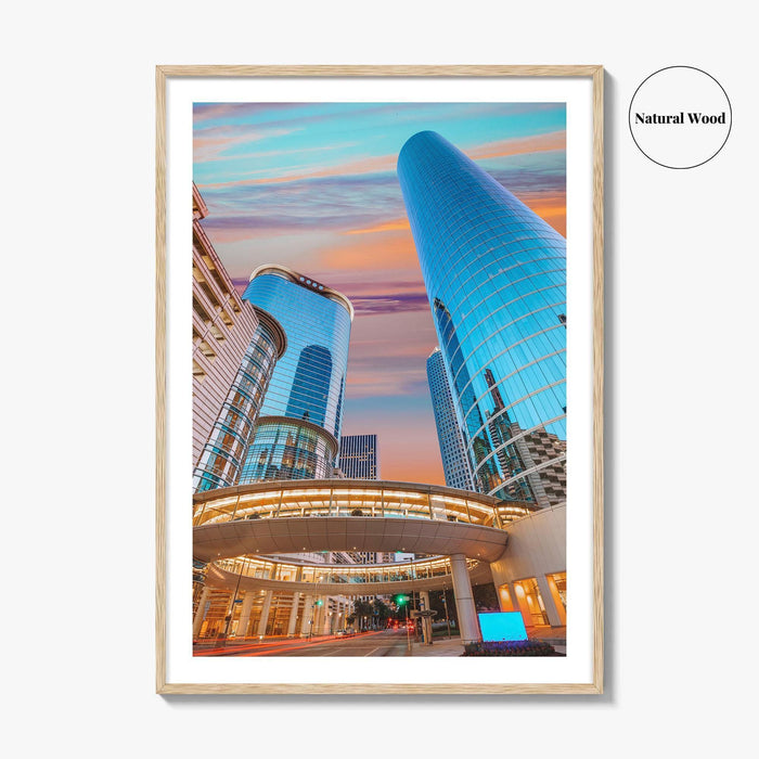 Houston Skyline Fine Art Photo Print, Downtown Poster, Texas USA
