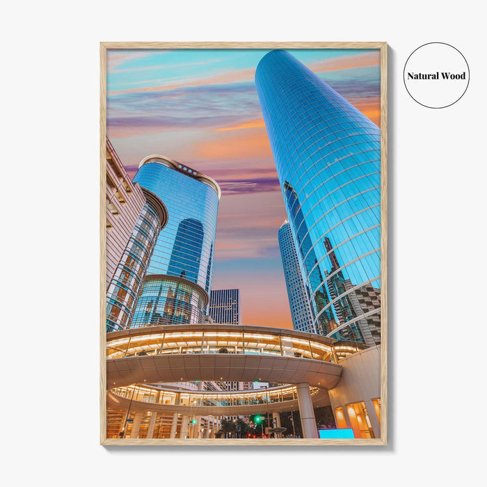 Houston Skyline Fine Art Photo Print, Downtown Poster, Texas USA