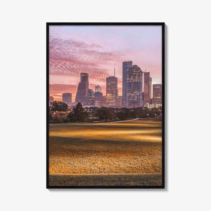 Houston Skyline Fine Art Photo Print, Texas USA Poster, Downtown Wall Decor