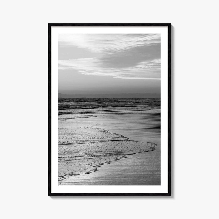 Huntington Beach Black and White Fine Art Photo Print, Orange County California Poster