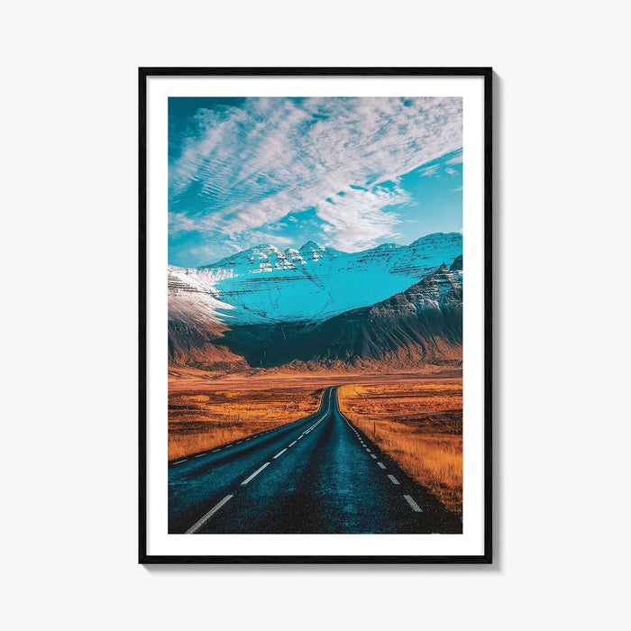 Iceland Fine Art Photo Print, Ring Road Route 1 Mountains, Icelandic Landscape Wall Poster