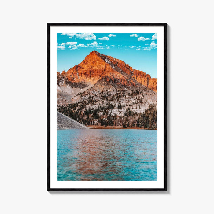 Mount Idaho Fine Art Photo Print, Mountain Lake, USA Wall Decor Poster