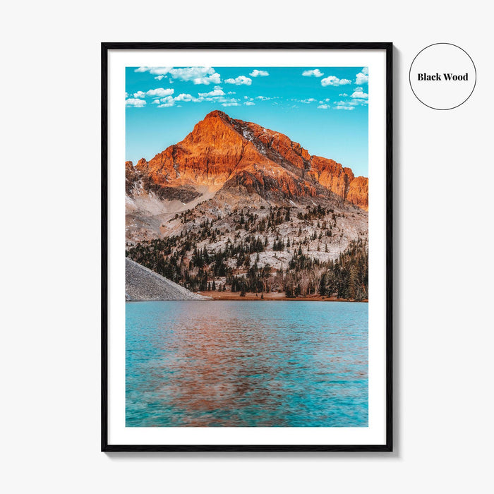Mount Idaho Fine Art Photo Print, Mountain Lake, USA Wall Decor Poster