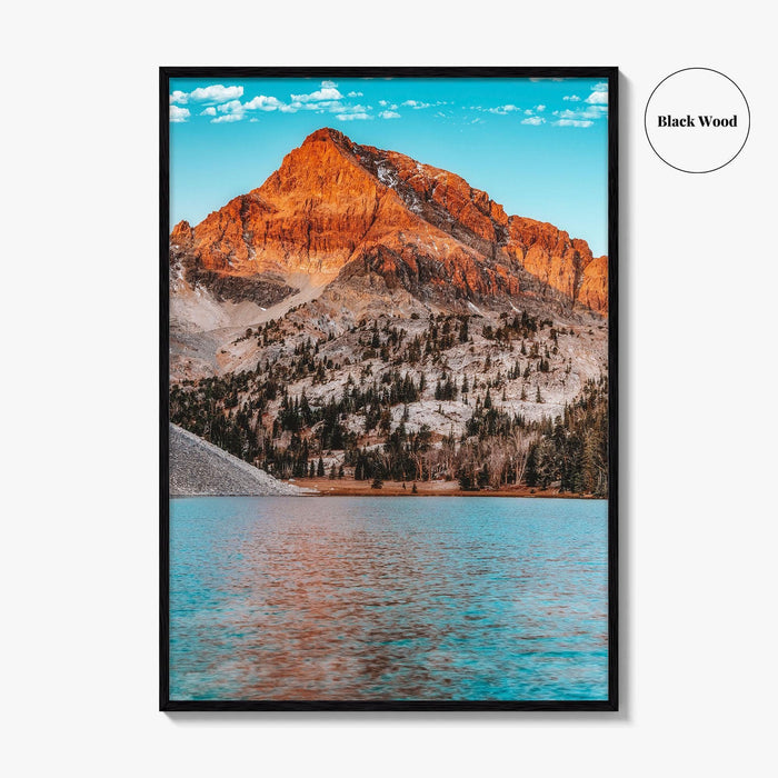 Mount Idaho Fine Art Photo Print, Mountain Lake, USA Wall Decor Poster